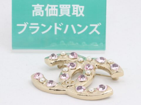 シャネル ココマーク B22B ハートラインストーン