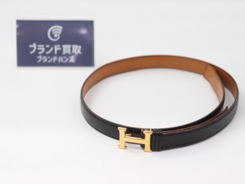 エルメス Hベルト G金具 ブラック 〇H刻印 サイズ70
