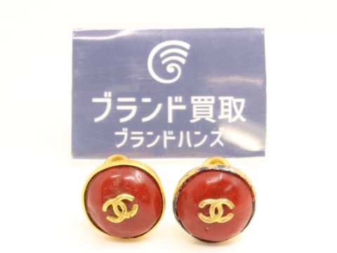 シャネル ココマーク 98P レッド ゴールド