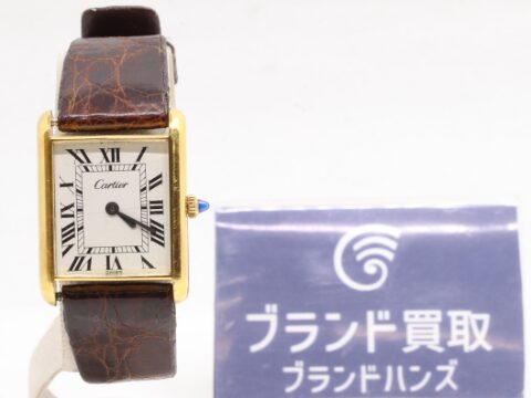 カルティエ マストタンク GP レザー 手巻き