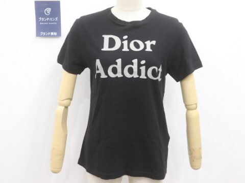 ディオール Tシャツ ロゴ ブラック
