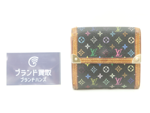 モノグラムマルチカラー ポルトモネ ビエ カルトクレディ ノワール M92984