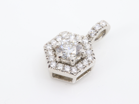ダイヤモンド 0.3ct 0.16ct ネックレストップ