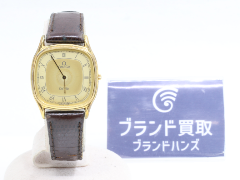 オメガ デヴィル 1377 GP QZ レザー