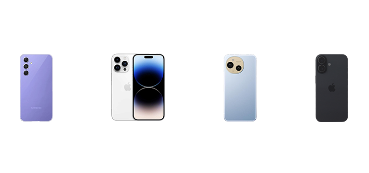 iPhoneとギャラクシーなどのスマートフォン