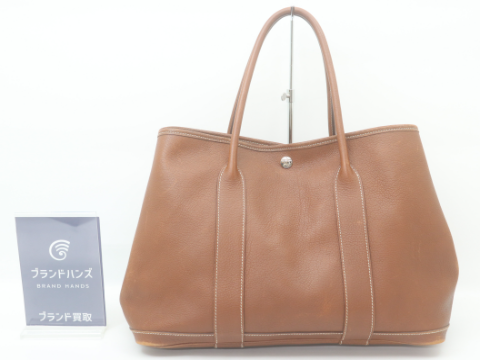 エルメス ガーデンパーティMM ネゴンダ ブラウン