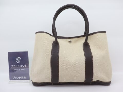 エルメス ガーデンパーティPM □I刻印 トワルアッシュ