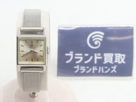 オメガ 手巻き スクエア レディース