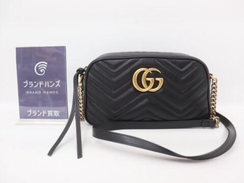 グッチ GGマーモント ショルダーバッグ 447632 ブラック