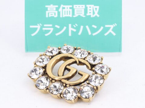 グッチ GGマーモント ビジュー ブローチ