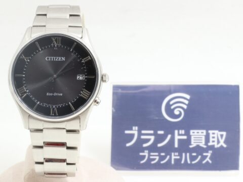 シチズン エコドライブ ソーラー 黒文字盤 AS1060-54E