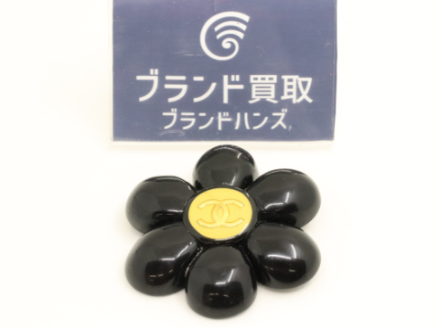 シャネル ココマーク 96P フラワー ブラック