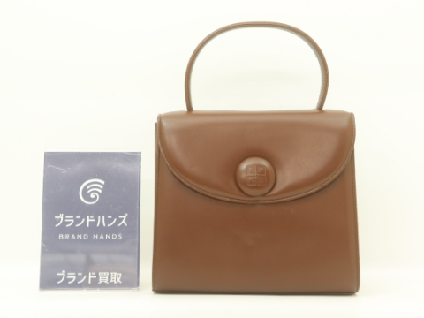 ジバンシー レザー 2WAYバッグ ブラウン