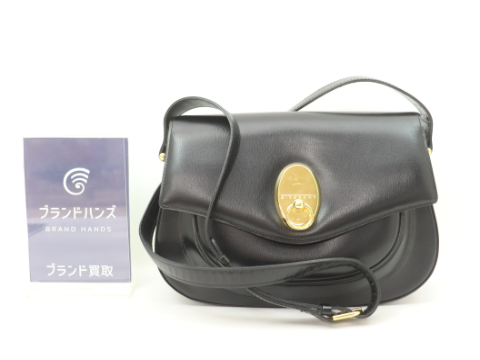 ジバンシー レザー ショルダーバッグ ブラック