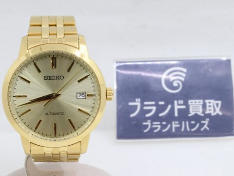 セイコー Sシリーズ メカニカル SCVE062 シャンパン文字盤 SS 自動巻き