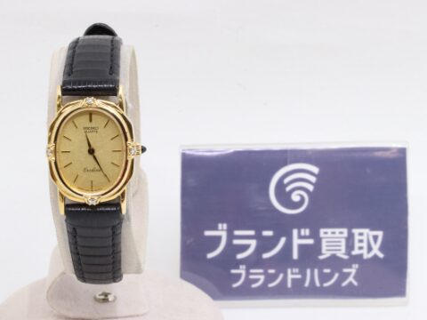 セイコー エクセリーヌ 14K×SS QZ レディース 1220-5000