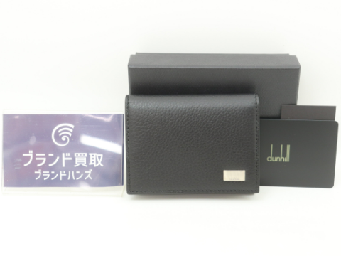 ダンヒル アボリティーズ コインケース ブラック レザー