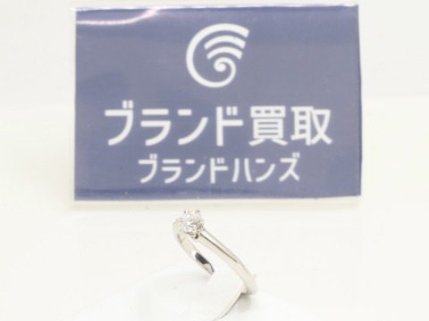 ティファニーPT950ソリティア1Pダイヤモンドリング