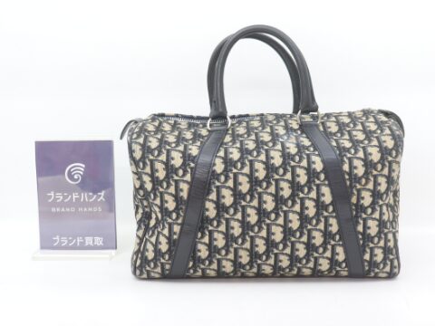 ディオール トロッター ミニボストン キャンバス