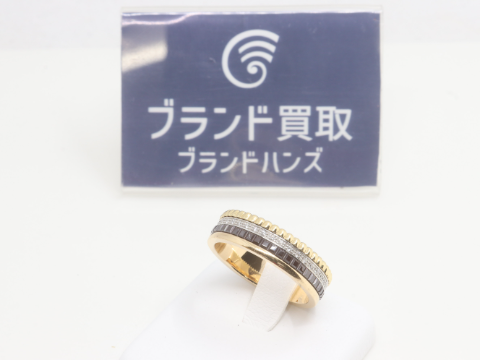 ブシュロン キャトルクラシック スモール ダイヤリング 750 YG WG PG 9.69g