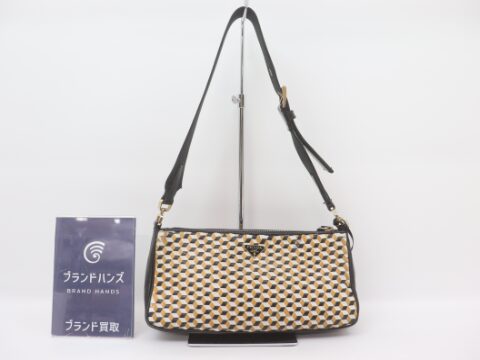 プラダ ダイノボックス ショルダーバッグ レザー