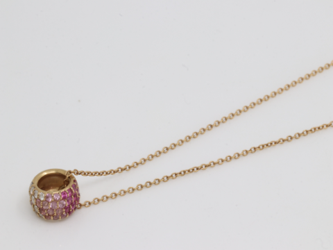 ポンテヴェキオ ロトンド ネックレス K18(18金) 4.8g