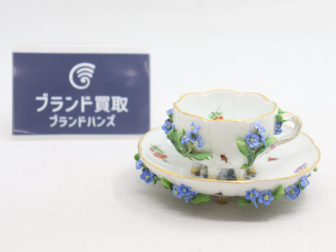 マイセン 忘れな草 カップ＆ソーサー