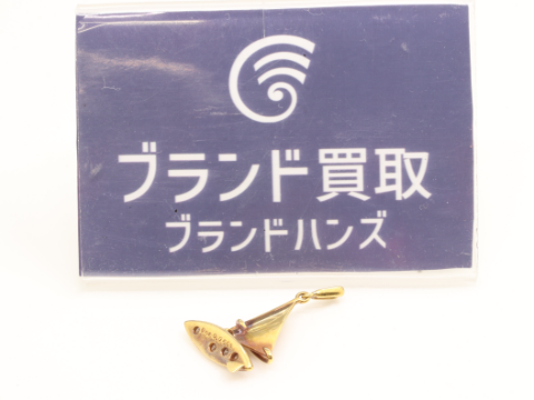 ミキモト ヨットモチーフ ペンダントトップ K18(18金) 1.9g