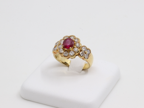 ルビー 1.01ct 1.20ct リング