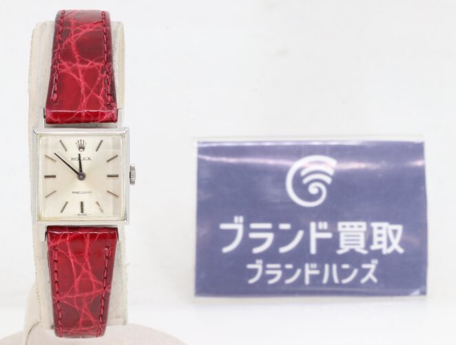 ロレックス プレシジョン 2611 2番台 SS×レザー 手巻き