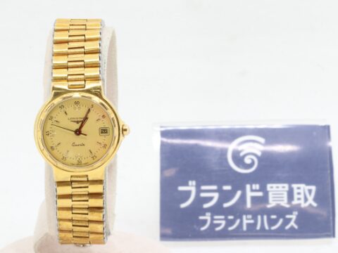ロンジン コンクエスト GP×SS QZ シャンパン文字盤