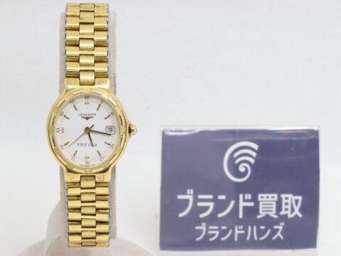 ロンジン コンクエスト 白文字盤 SS クォーツ