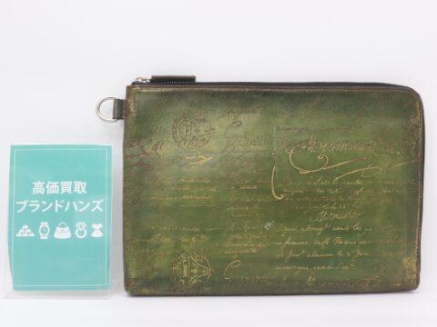 ベルルッティ カリグラフィ クラッチバッグ 傷・汚れ中
