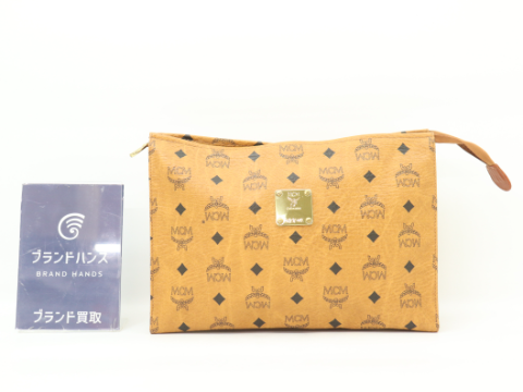 MCM レザー セカンドバッグ