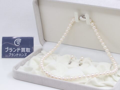 アコヤ真珠 K14 パールネックレス