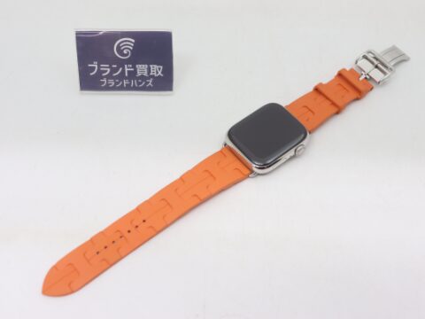 エルメス アップルウォッチ series7 WR-50M 45mm キリムベルト