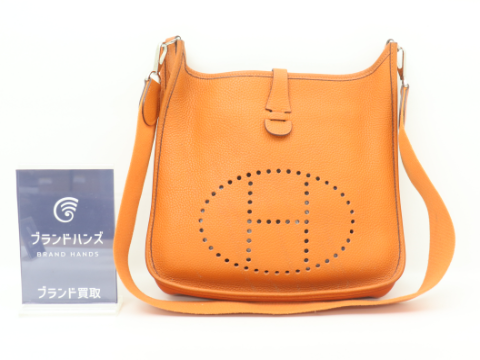 エルメス エブリン1 PM 29 トリヨン オレンジ ▢H刻印