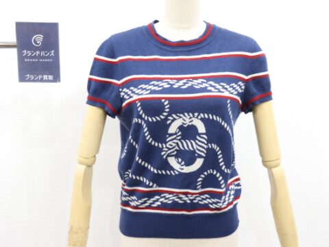 エルメス シェーヌダンクル 半袖 ニット