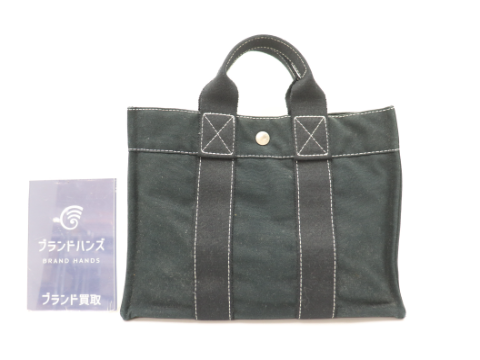 エルメス ドーヴィルPM キャンバス ブラック