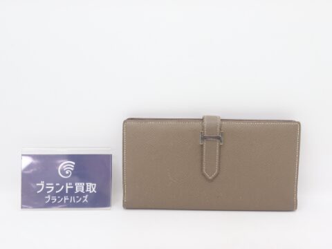 エルメス ベアンスフレ エプソン エトゥープ A刻