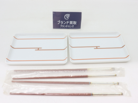 エルメス ワールドフェスティバル お箸トレー2客セット