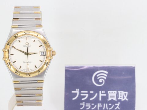 オメガ コンステレーション デイト SS×YG クオーツ