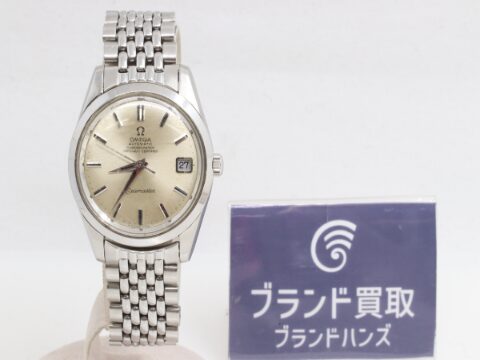 オメガ シーマスター クロノメーター シルバー文字盤 AT