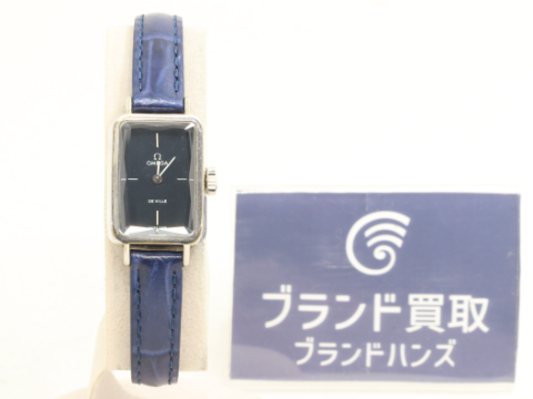 オメガ デヴィル レクタンギュラー 手巻き 社外ベルト