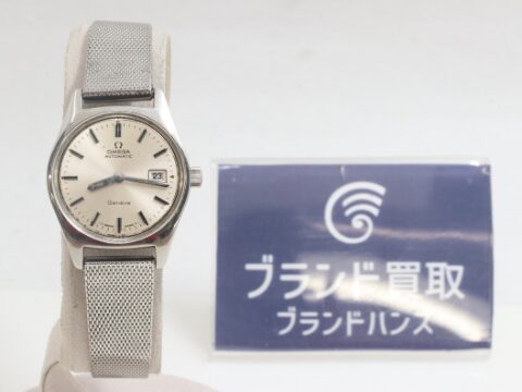 オメガ ヴィンテージ ジュネーブ SS 社外ベルト AT シルバー文字盤 風防なし