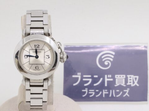 カルティエ ミスパシャ W3140007 SS クオーツ シルバー文字盤