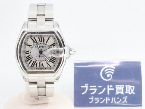 カルティエ ロードスターGMT W62032X6 SS AT