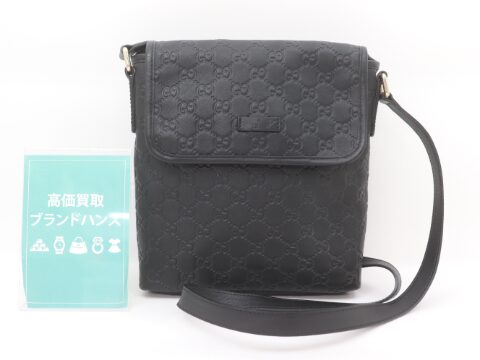 グッチ グッチシマ レザー ブラック