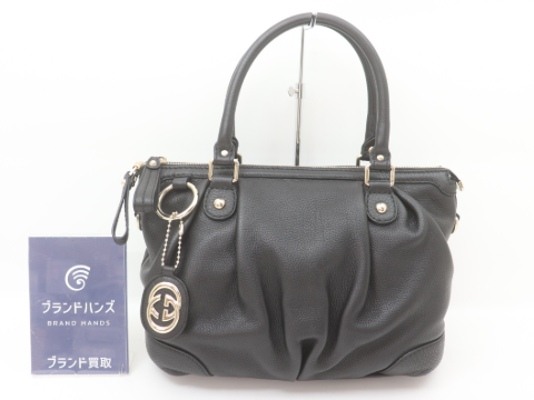 グッチ スーキー レザー ブラック 247902