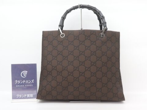 グッチ バンブー GGナイロン トート